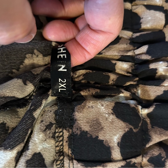 SHEIN animal print skirt size 2XL - Picture 4 of 4